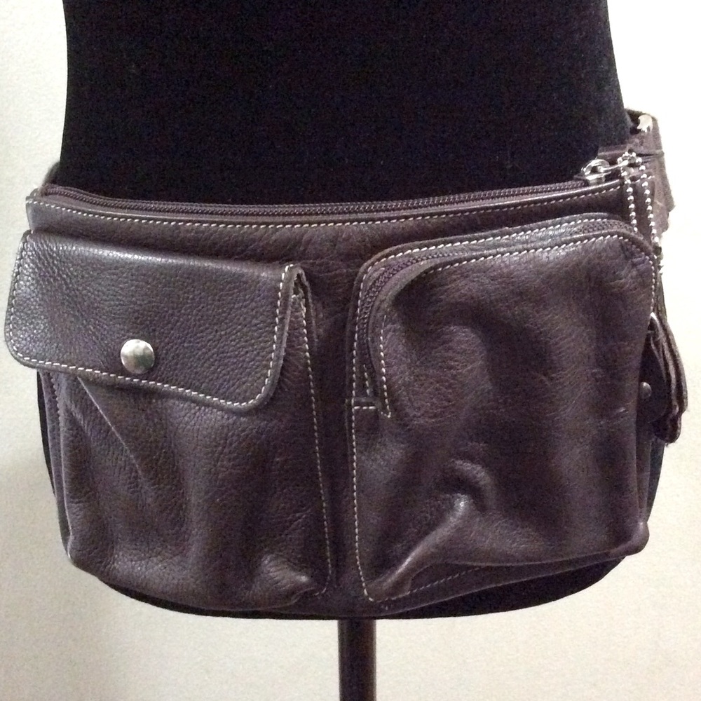 Vintage Roots leather belt bag hip fanny pack
